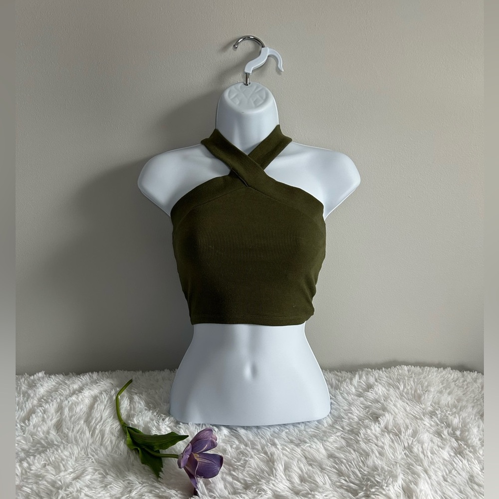 SHEIN Criss Cross Crop Top - Size XS - New without tags